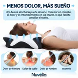 Almohada cervical Nuvélia: soporte para cuello y hombros.